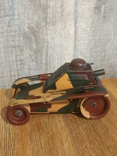 Ancien Jouet Mécanique Char