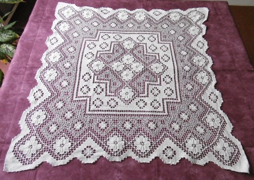 Nappe vintage dentelle - nappe,