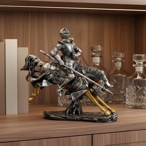 Statuette cavalier cheval - statuette,