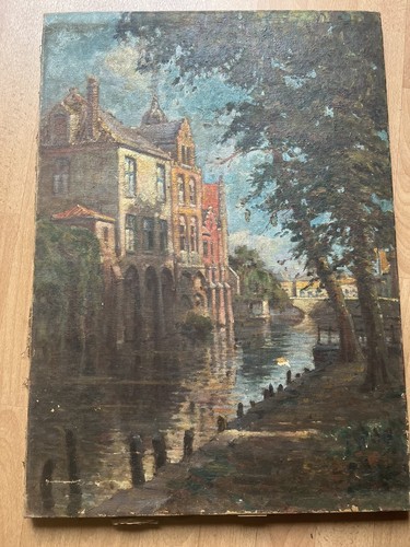 Tableau ancien huile - ancien, toile