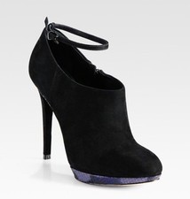 100%AUTHENTIC B BRIAN ATWOOD Black  Ankle BOOT boots shoes sz10