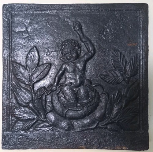Ancienne plaque fonte - plaque,