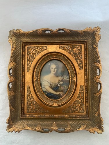 Peinture miniature ancienne - miniature,