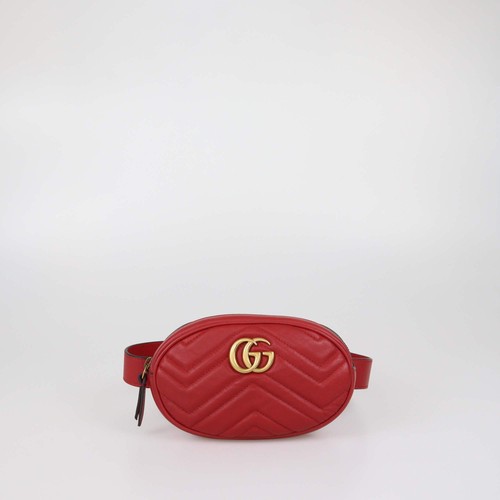Sac ceinture gucci - gucci, rouge