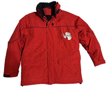 Du Ponant Antarctica heavy duty jacket parka men's M hood polar expedition zip