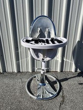 Fresco Chrome Bloom Contrmporary Baby High Chair Adjustable & Swivel