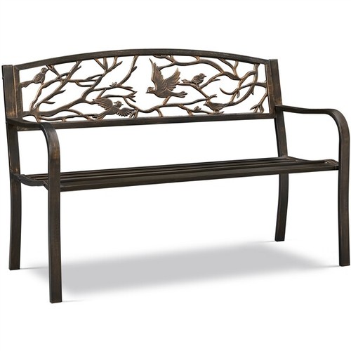 Banc jardin métal - banc, de