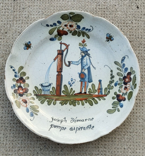 Assiette 19ème siècle - assiette,