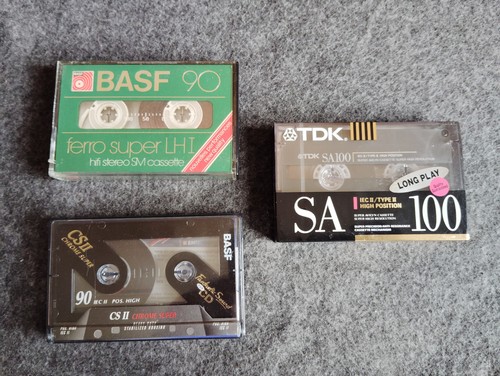 Lot cassettes vierges chrome - lot,