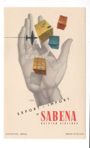 Belgium sabena airline baggage - sabena,