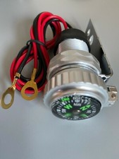 12V Moto Téléphone Portable Simple Chargeur USB Adaptateur Secteur Prise Compass