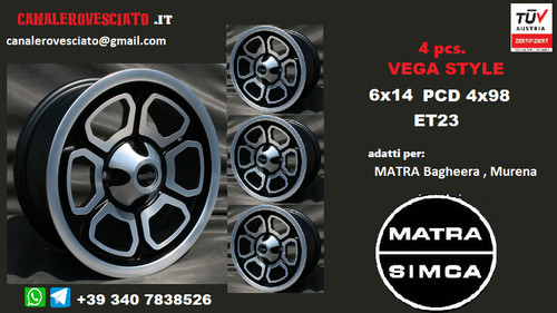 Jantes momo vega 14 - jantes, 6j