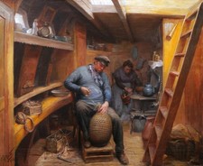 Tableau belge encadré