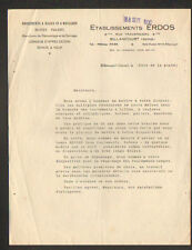 BILLANCOURT (92) BALL BEARING & ROLLER FACTORY ""Ets. ERDOS"" in 1950