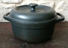 Cocotte fonte noire 22 cm