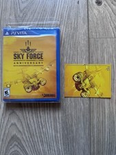 Ps Vita - Sky Force Anniversary Limited Run Neuf/ New Sealed Blister - Postcard