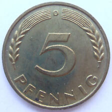Pièce Bundesrepublik Deutschland 5 Pfennig 1950 D En Proof