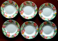 6 ASSIETTES À DESSERT VINTAGE