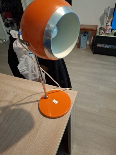 Lampe vintage eyeball orange - vintage,