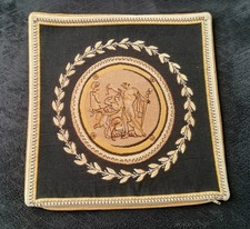 Taie Housse d'oreiller coussin 33cmx33cm Broderie Déco Antique Lit Canapé 