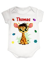 Body bébé girafe mignon