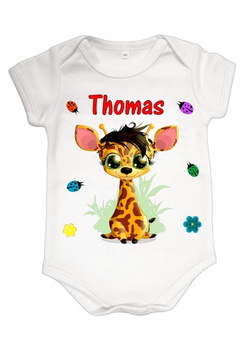 Body bébé girafe mignon