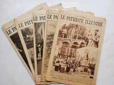 #Lot Le Patriote illustré 1930/1931. N° 12/1930 - N° 24, 44, 45, 47/1931 État + 