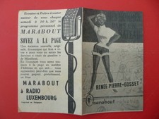 Dépliant pub MARABOUT