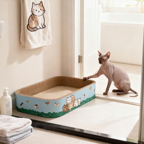 Chat pad nid ovale lit - pad,