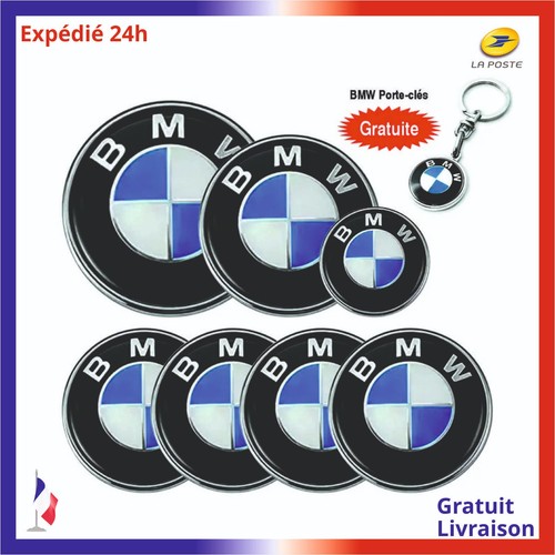 Badge embleme bmw blanc - embleme,