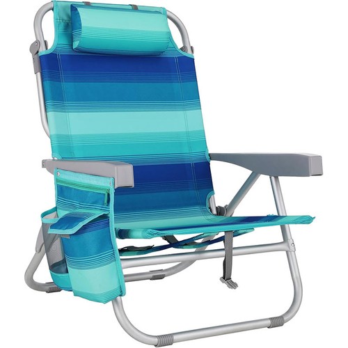 Chaise longue plage pliable - de,