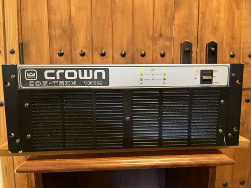 Crown amp com tech 1610 - tech,