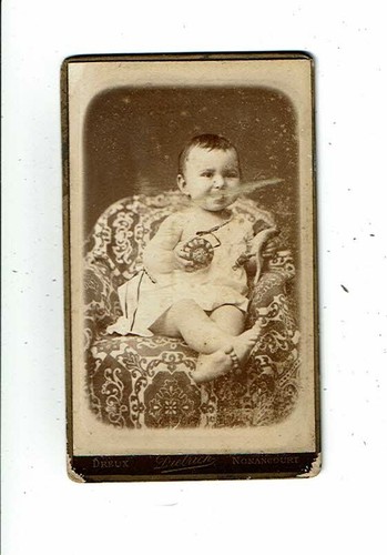 Photographie cdv bébé sur - bébé,