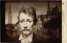 Old postcard Georges Rodenbach. poet writer (287621)