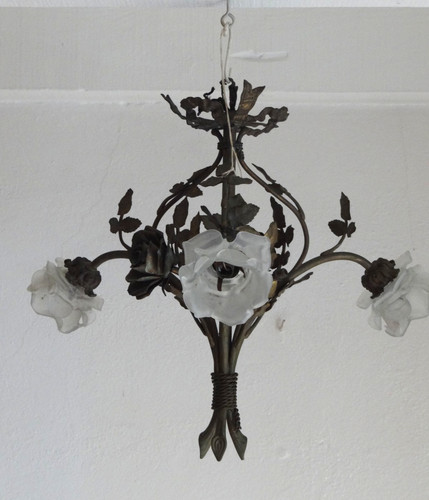 Grande suspension bronze - en,