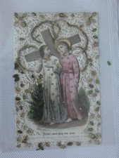 Image pieuse canivet dentelle prenez mon joug sur nous   Bouasse 1007