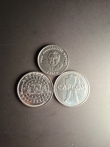 Lot jetons token sega - de,
