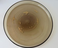 Grand plateau en verre fumé