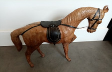 ancien jouet, grand cheval en