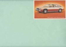 Carte / postcard Chevrolet Citation 4 door hatchback sedan 1980