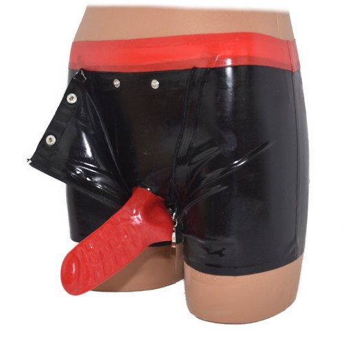 Shorts latex avec double - shorts,