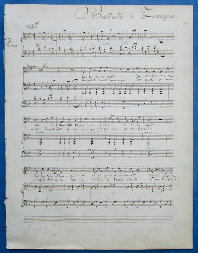 Manuscrit patel partition - manuscrit,