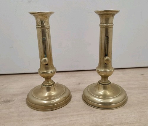 Ancienne paire bougeoirs - paire,