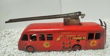 Vintage 1939 Renault Auto Metal Pump Antique Fire Truck