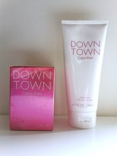 CALVIN KLEIN DOWNTOWN EAU DE PARFUM 50 ML + LAIT CORPS 200 ML NEUF RARE