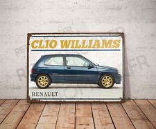 Plaque métal vintage renault