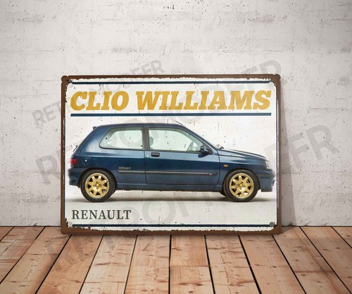 Plaque métal vintage renault