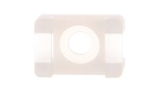 Support de selle pour serre-câbles blanc 4,8mm 9,5x15mm F=3,5mm BMSB5498 /T2FR