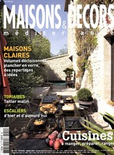 MAISONS et DECORS. N° 210. PLANCHER EN VERRE. TOPIAIRES. ESCALIERS D' HIER. 