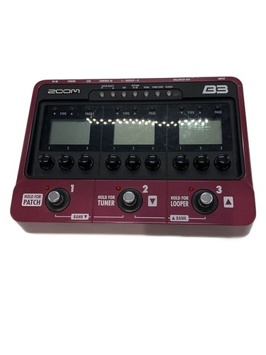 Zoom bass effects and - b3, amp